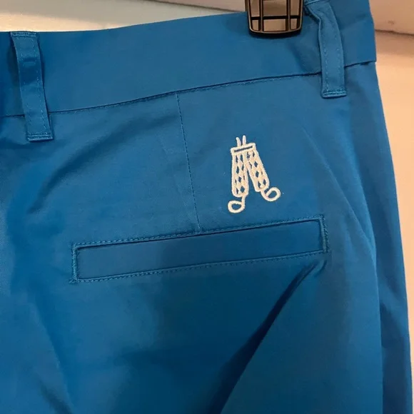 Royal and Awesome Men`s Golf Pants Why So Blue Golf Pants Waist 32